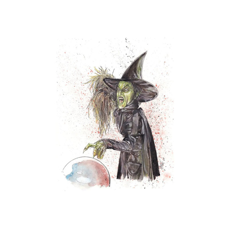 Wicked Witch by Adam Michaels - Wrapped Canvas Gallery-Wrapped Canvas Giclée, 101.6 cm H x 66.04 cm W x 1.91 cm D