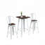 Ensemble de mobilier de table de bar, ensemble de mobilier de salle à manger 3 pièces, ensemble de conversation