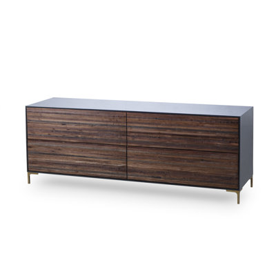 Thomas Bina 4 - Drawer Solid Wood Dresser