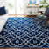 Lamour Hand Hooked Performance Geometric Rug