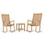 Outdoor 3 - Piece Teak Conversation Set