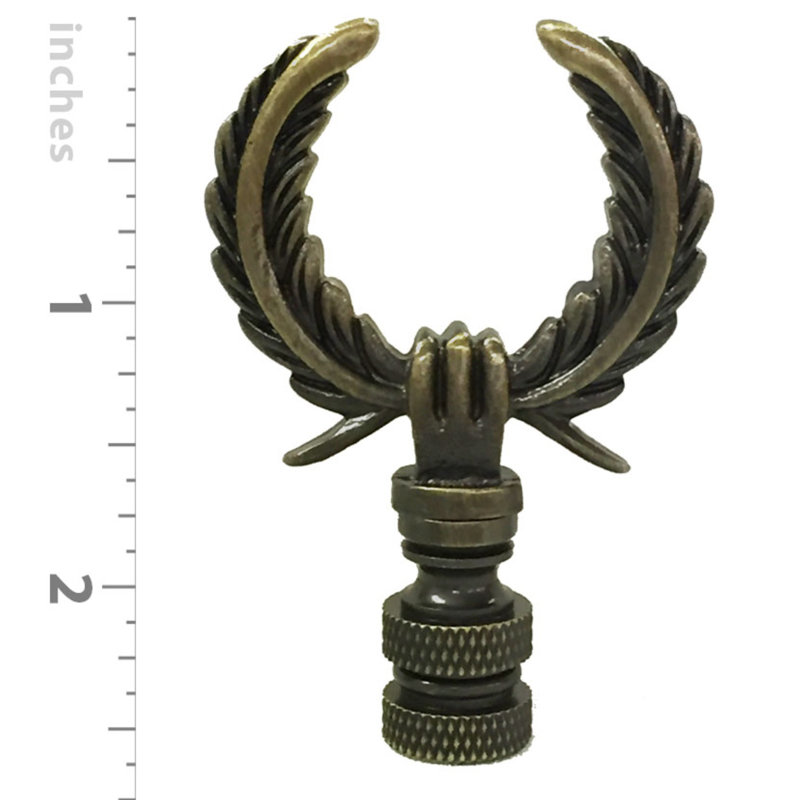 Laurel Wreath Lamp Finial