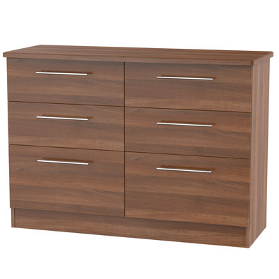 Fully Assembled Lyndale 6 Drawer 112Cm W Chest