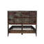 Grand lit en bois massif Chaniya
