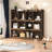 10-shelf Bookcase. Organize Your Belongings Easily. 15mm Particle Board, 3mm . . 52.91" X 12.12" 47.02 Storage For Various Items. Wooden Structure With Finish. Board &-781898959