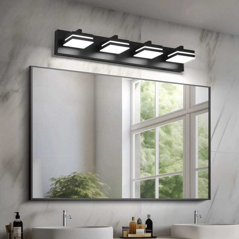 Dimmable Bathroom LED Vanity Light, 4 Lights