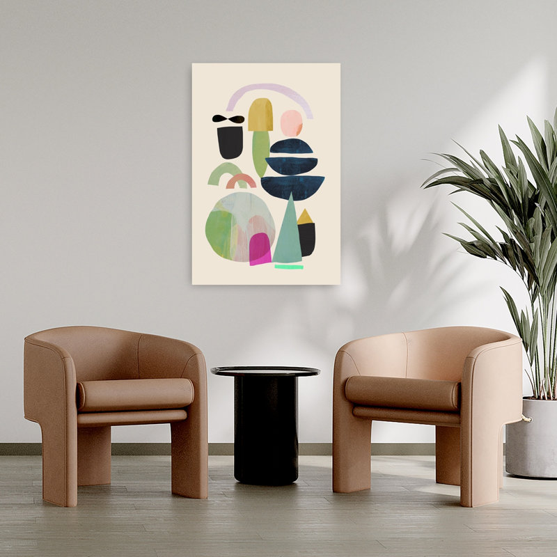Art contemporain, art contemporain abstrait, H 36 po x l 24 po
