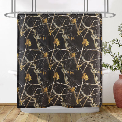 Realtree AP Camouflage & Hunting Camo Shower Curtain 72"x72"