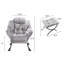 Chaise moderne avec base - structure en acier bleu relaxant et stable