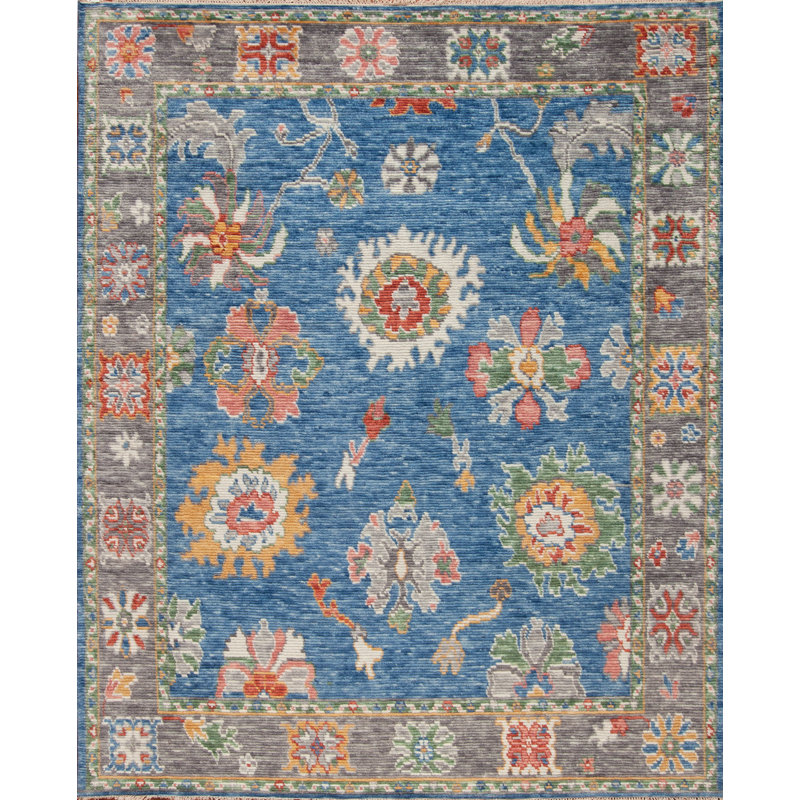 Cascade Hand Knotted Wool Indoor Rug, Rectangle 12' x 16'