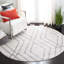 Gantz Geometric Ivory/Grey Area Rug-1643005714