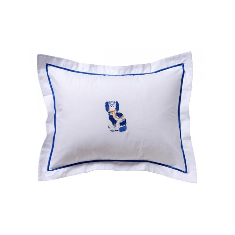 Embroidered Cotton Pillow Cover