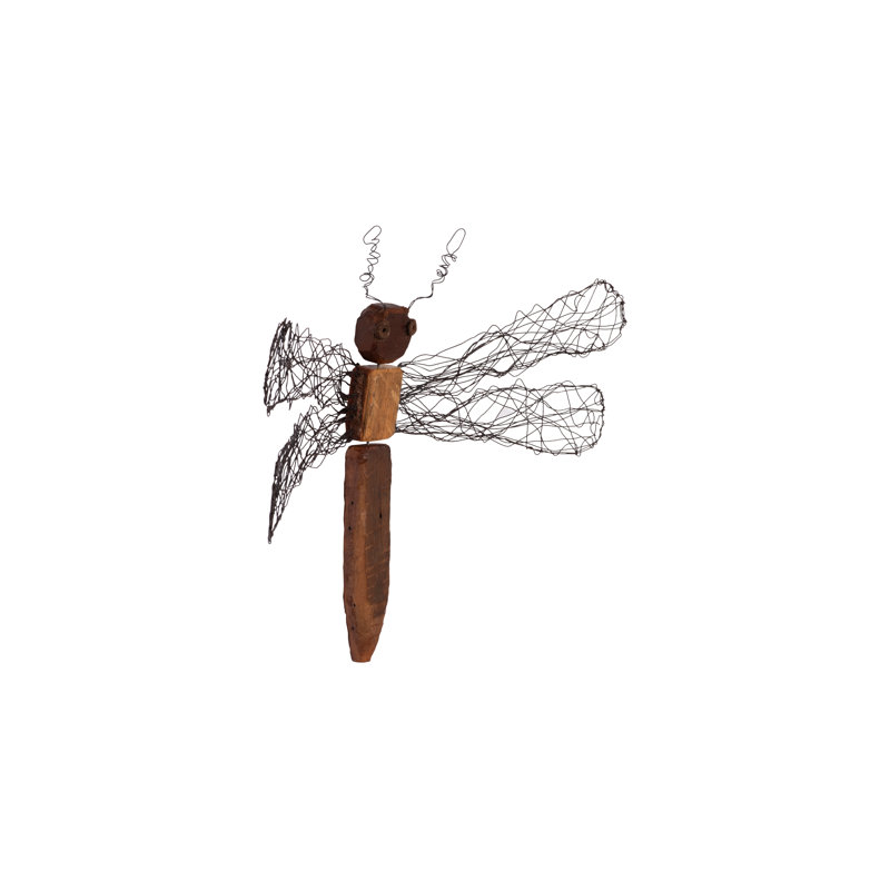 Wire Wing Dragonfly Wall Décor