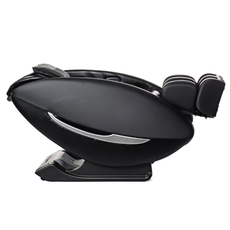 Inner Balance Wellness Ji - SL Track Heated Deluxe Zero Gravity Massage Chair, Black Faux Leather