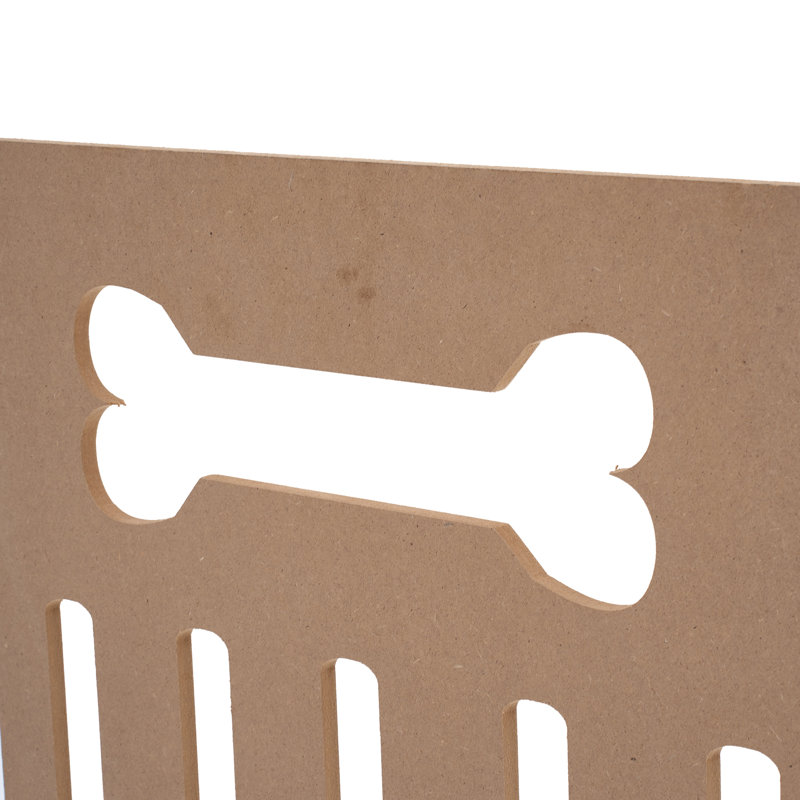 MDF Free Standing Pet Gate With Door