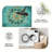 Teal Gold Mandala Marble   area rugs for Living Room, Soft and Comfortable, Suitable for all seasons, easy to maintain, machine washable Indoor floor mat, Under Table Farmhouse suitable for Bedroom, Dining Room, Study,  Balcony, Home Decor Patio-1709380301