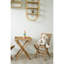 Maez Solid Wood Slat Back Folding Side Chair