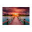 «Peaceful Sunset Over Pier», conception par LSR Creative Studio-65062908