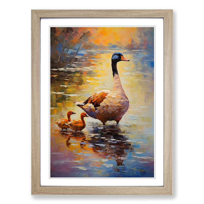 Goose Impressionism No.3 - Framed Print