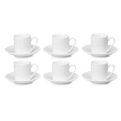 Tucker Espresso Cups & Saucers