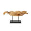 Sculpture marbrée en bois de teck Margarette