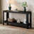Modern Farmhouse Console Table,Elegant Minimalist Design with Premium Wood Veneer and Rounded Corners-848475687