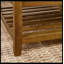Grande table basse avec repose-pieds rembourré en lin capitonné avec tablette et cadre en bois de hêtre, repose-pieds surdimensionné pour salon, bureau, chambre à coucher, extérieur IVOIRE