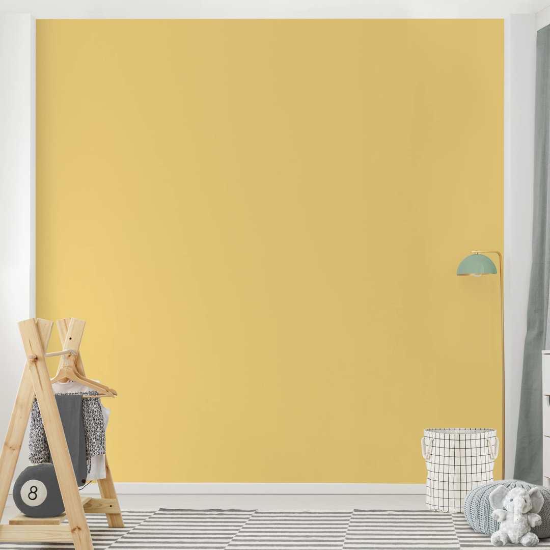 Honey 1.92m x 1.92m Textured Matte Peel & Stick Wall Mural