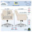 Chaise de bureau Serta Ashland-24326204