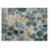 Machine Washable Indoor/Outdoor Xhevrie Teal Rug