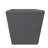 Kanok Handmade Tapered Square Planter Pot - Fiberstone MGO Clay with Drainage and Drill Holes for Indoor/Outdoor Use-181219591