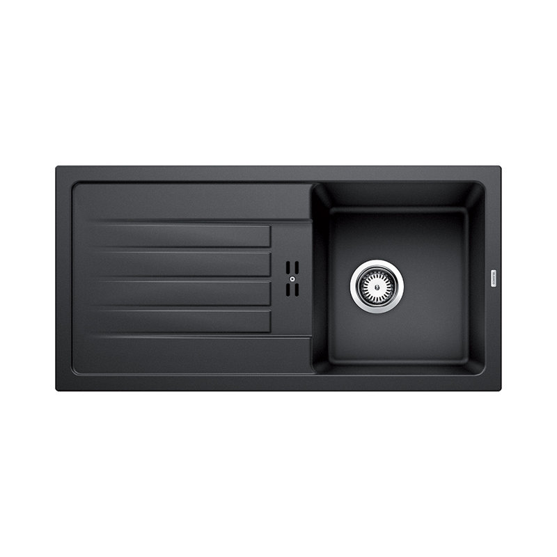 Favum Single Bowl Inset Kitchen Sink, Anthracite