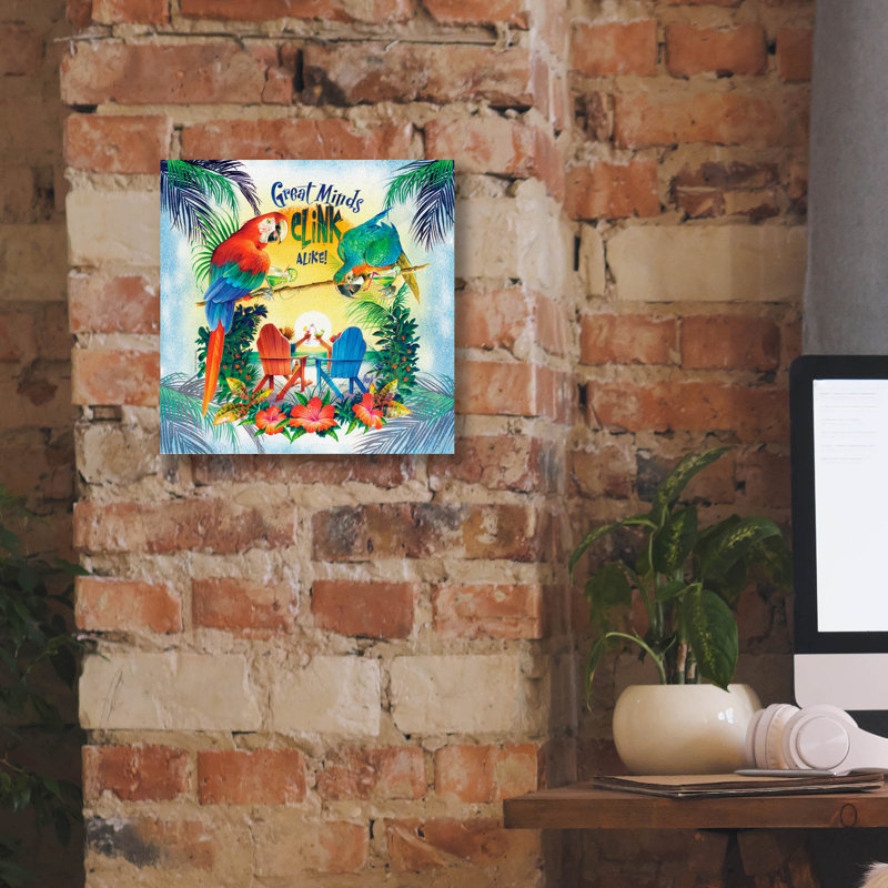 «Great Minds» par James Mazzotta, H 12 po x l 12 po x P 0,75 po