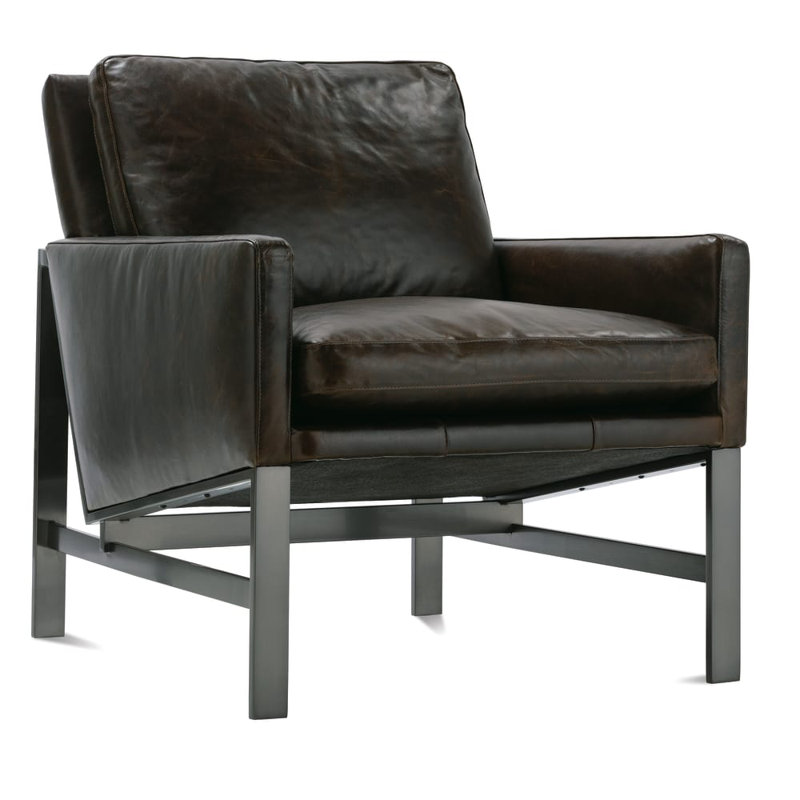 Leather Chair, Bark (KL232-80), Umber