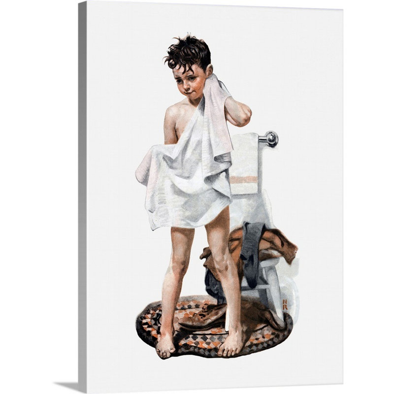 C-L-E-A-N, art mural sur toile, Toile tendue, H 16 po x l 12 po x P 1,25 po