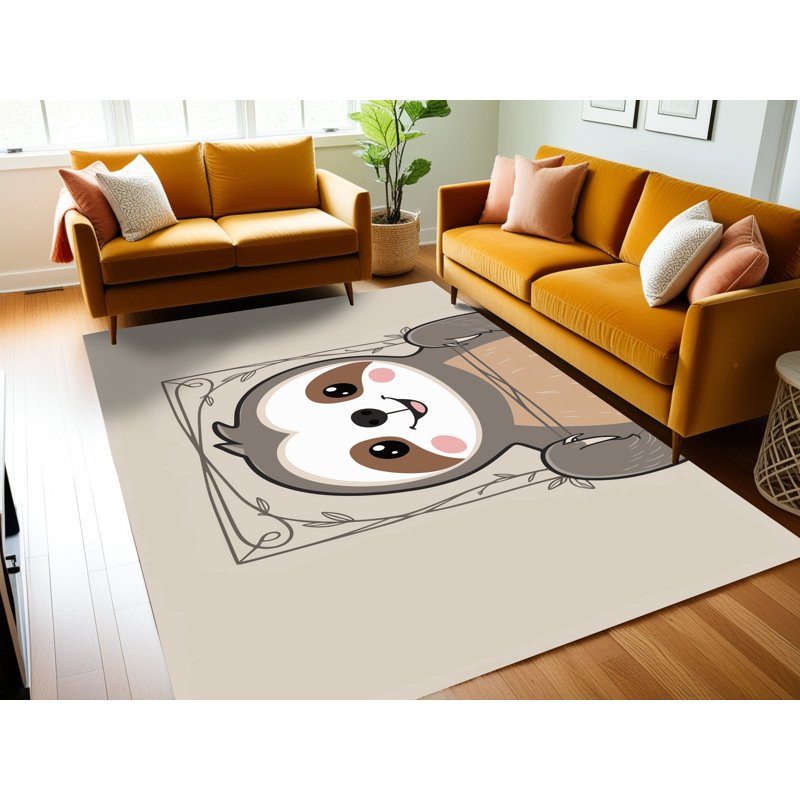 Tapis pour enfants East Urban Home, Rectangle 5 pi x 7 pi