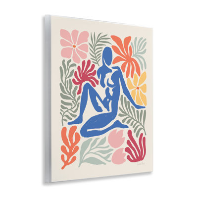 «Abstract Garden with Nude» par Janelle Penner