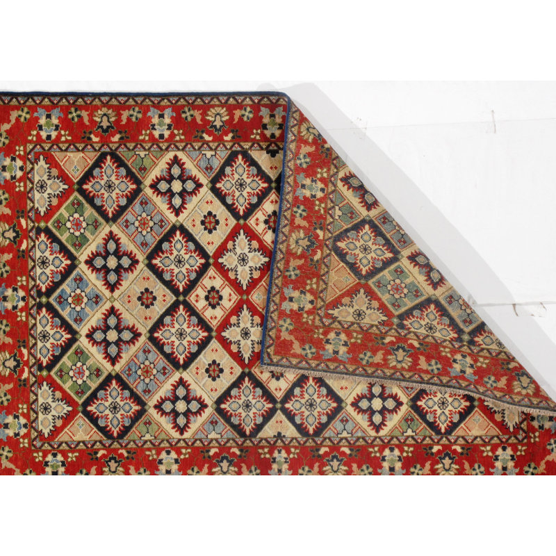 Kazak One-of-a-Kind 4' x 6' Hand Knotted Area Rug
