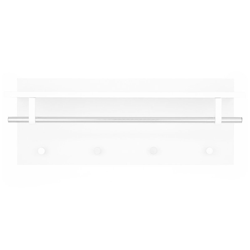 Janique 75 cm W Hall Tree, White