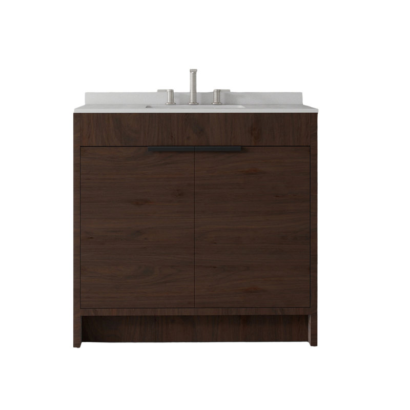 Meuble-lavabo autoportant avec lavabo