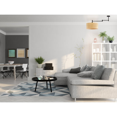 Elutheria Rattan Semi Flush Mount