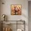 Art floral glamour sur toile bourgogne-105673567-105673573
