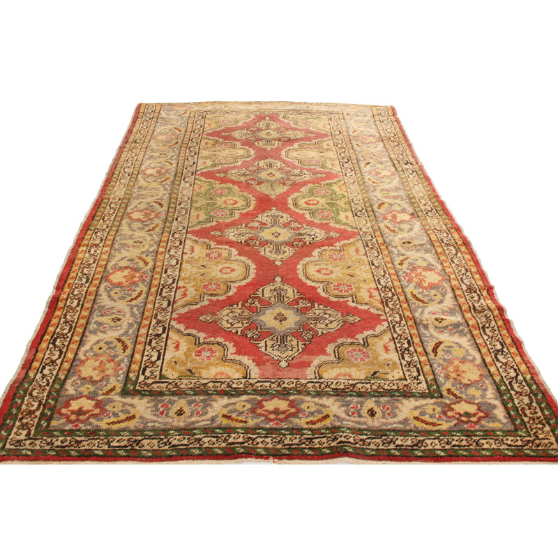 One-of-a-Kind 4' X 6'2" Hand Knotted Area Rug