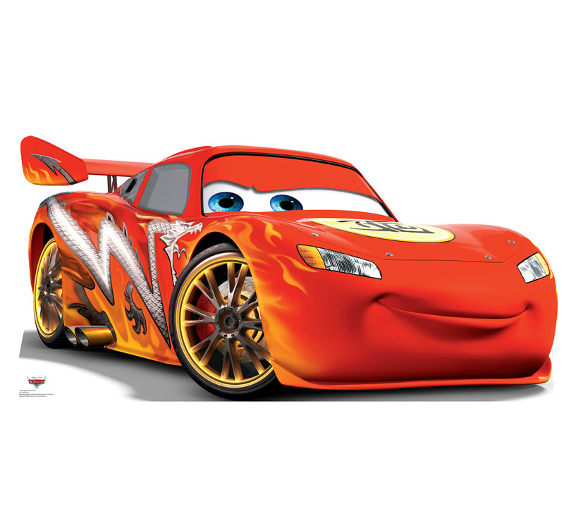 Lightning McQueen Life-Size Red Cardboard Standup