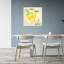 Art mural abstrait et floral-129003816