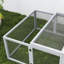 Rabbit Run with Wire Mesh 181 x 100 x 48 cm Grey