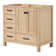 Panchuri Right Offset 36 Single Bathroom Vanity Base Only
