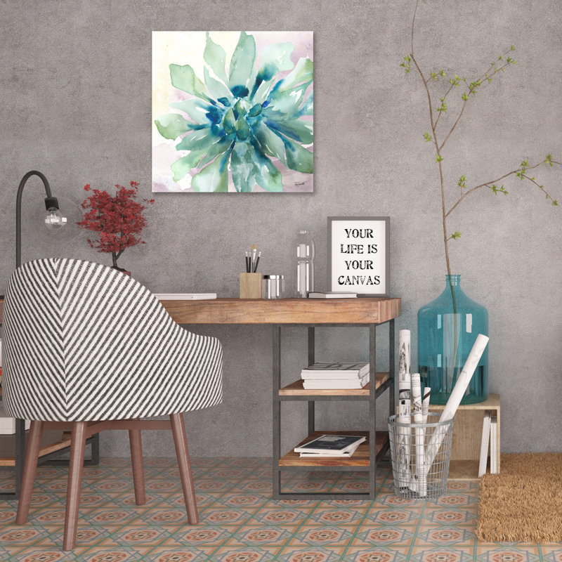 Succulent III by Tre Sorelle Studios - Wrapped Canvas Print, 91.44cm H x 91.44cm W