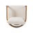 Lorene Outdoor 3-Piece Acacia Wood Conversation Set With Water-Repellent Cushions