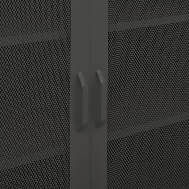 Classeur avec tablettes de rangement pour le couloir, Anthracite